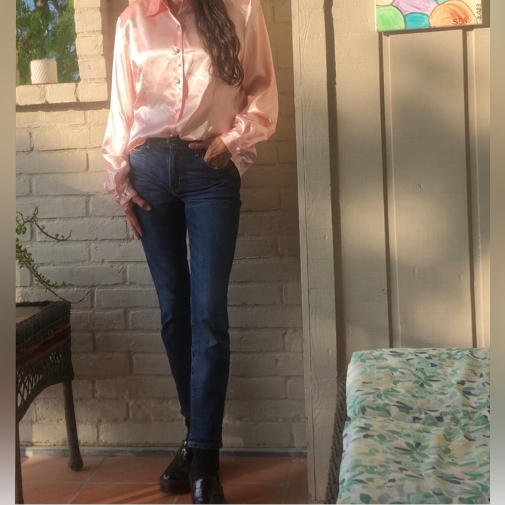 90’s Vintage Silk Button Down